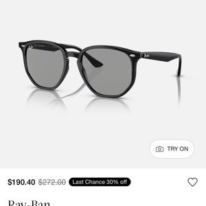 Ray-Ban Transitioning Black Glasses